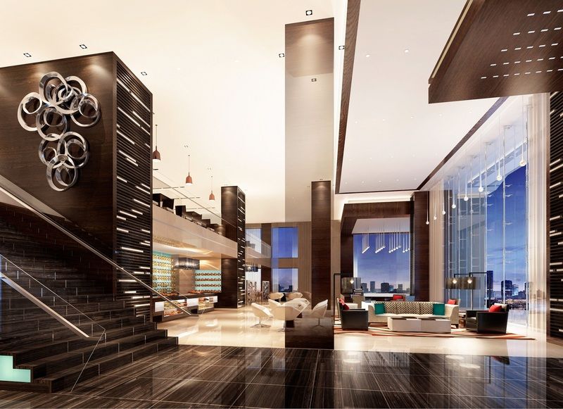 Hotel Rosh Rayhaan By Rotana Riad Exterior foto Lobby